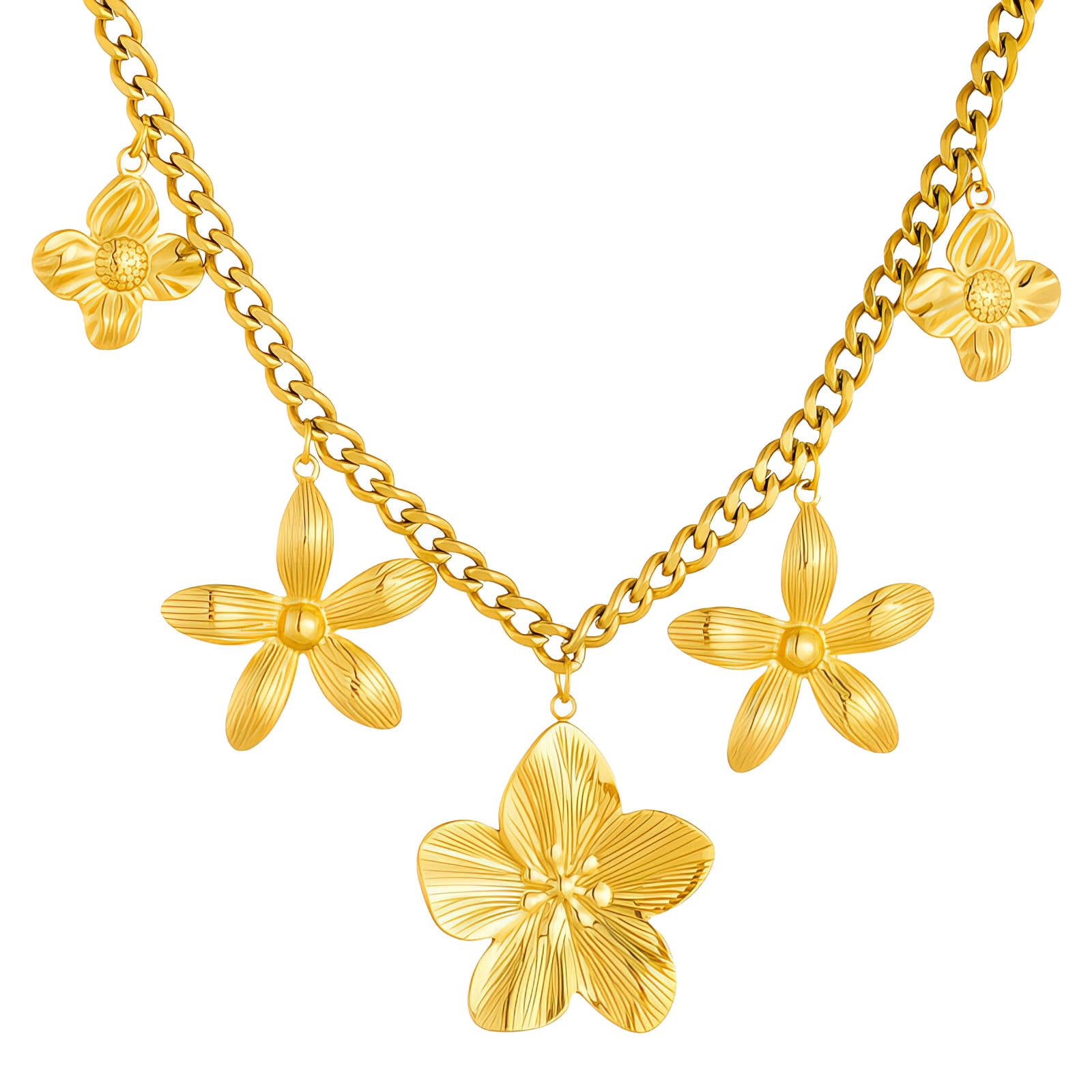 Flower Meadow Halsband – 18K Guldpläterat - Enoria