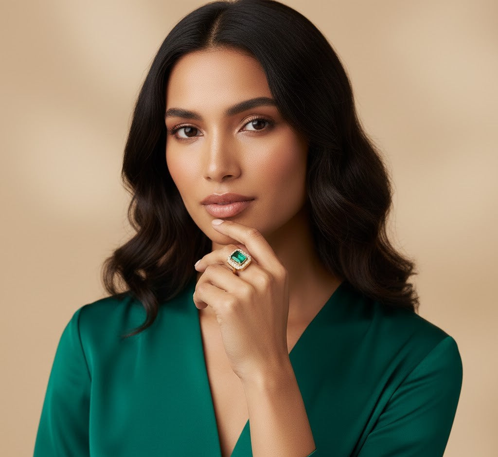 Emerald Glow Ring