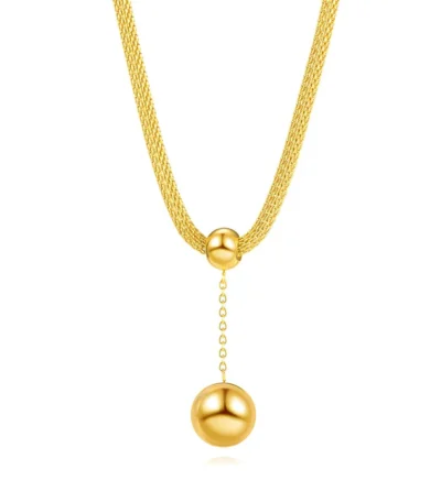 Golden Sphere Halsband