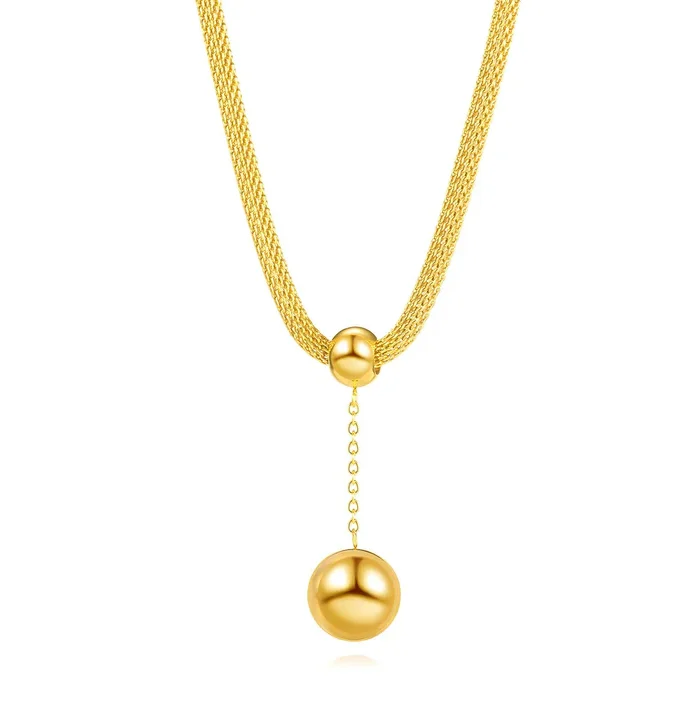 Golden Sphere Halsband