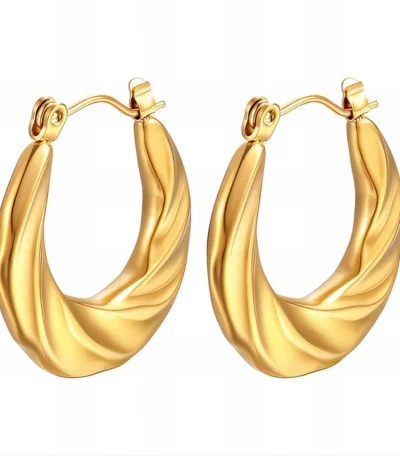 Wave Hoops Örhängen