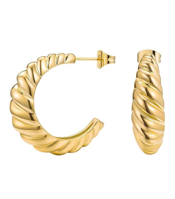 Golden Twist Örhängen