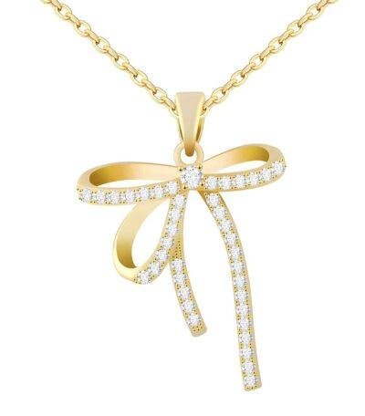 Ribbon Sparkle Halsband