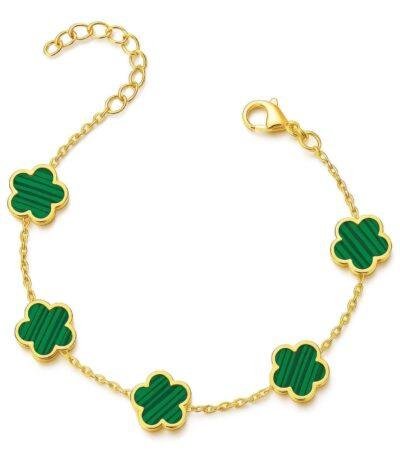 Flora Emerald Armband