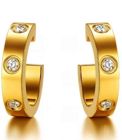 Golden Halo Hoops