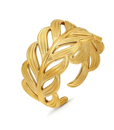 Aura Leaf Ring