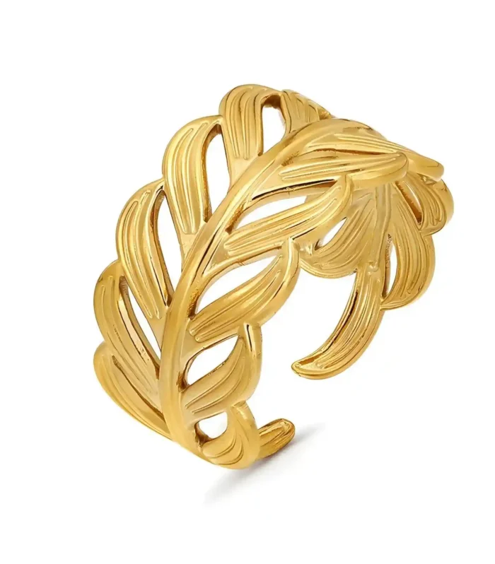 Aura Leaf Ring